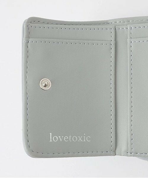 Lovetoxic / ラブトキシック 財布・コインケース・マネークリップ | ハートキルト３折財布 | 詳細5