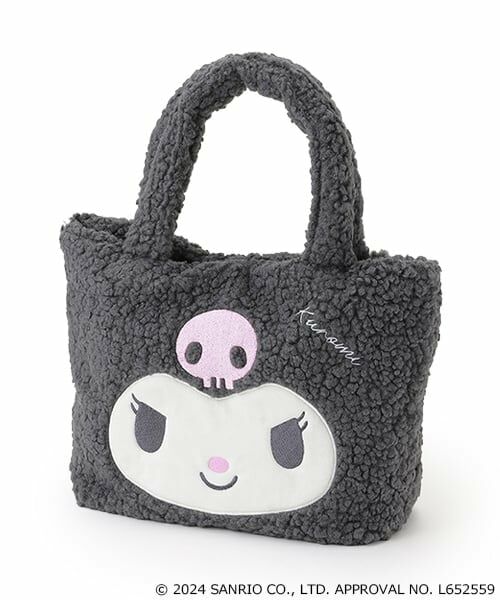 Lovetoxic / ラブトキシック トートバッグ | 【SANRIO】ボアトートバッグ（黒）