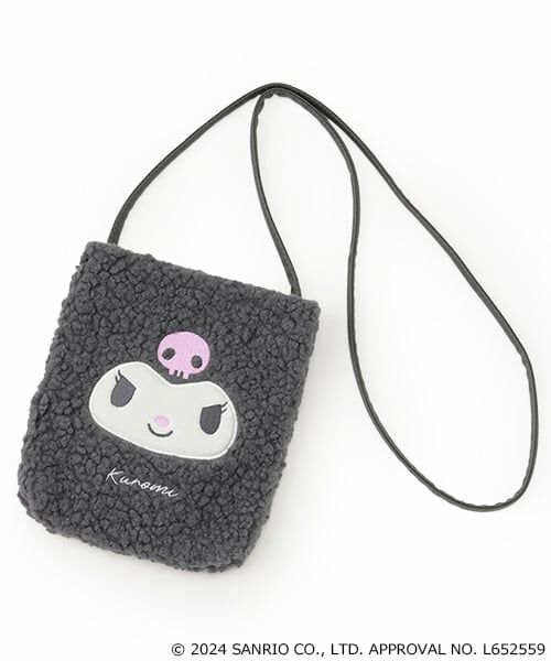 Lovetoxic / ラブトキシック ショルダーバッグ | 【SANRIO】ボアショルダーバッグ（黒）