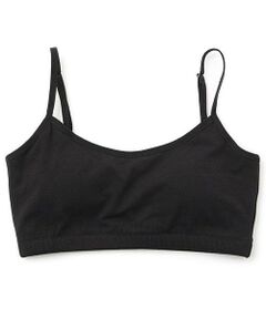 【ベーシック】【抗菌防臭/吸水速乾/さらさら】綿混キャミハーフトップ