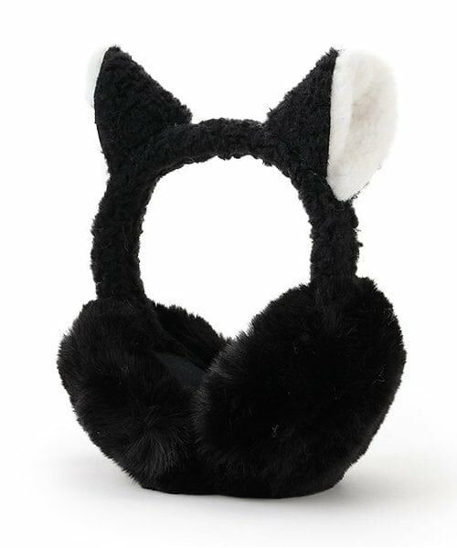 Lovetoxic / ラブトキシック ネックウォーマー・イヤーマフ | ネコミミイヤマフ（黒）
