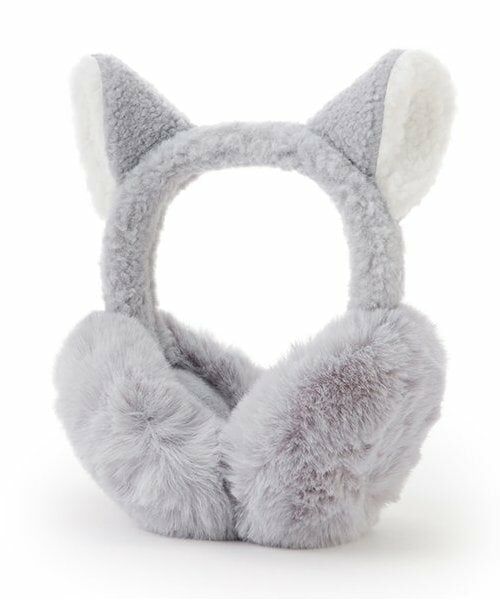 Lovetoxic / ラブトキシック ネックウォーマー・イヤーマフ | ネコミミイヤマフ（グレー）