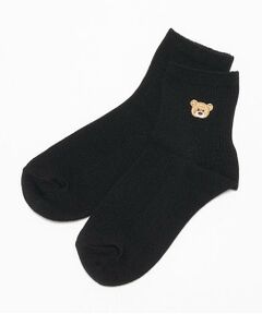 Lovetoxic / ラブトキシック ソックス | リブ刺繍スクールソックス