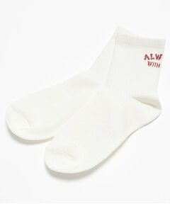 Lovetoxic / ラブトキシック ソックス | バッグロゴジャガードソックス