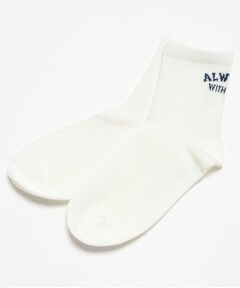 Lovetoxic / ラブトキシック ソックス | バッグロゴジャガードソックス