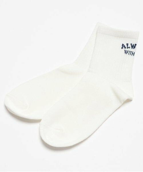 Lovetoxic / ラブトキシック ソックス | バッグロゴジャガードソックス（紺）