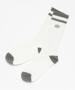 【LTXC】ロゴラインミドル丈ソックス