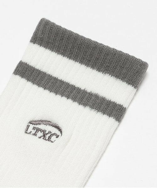 Lovetoxic / ラブトキシック ソックス | 【LTXC】ロゴラインミドル丈ソックス | 詳細1