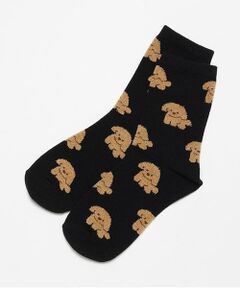 Lovetoxic / ラブトキシック ソックス | ワンチャン柄クルーソックス