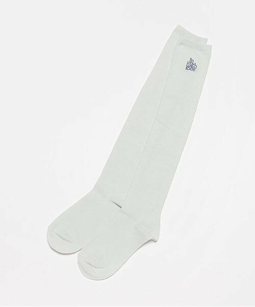 Lovetoxic / ラブトキシック ソックス | ロゴニーハイソックス（ライト グレー）