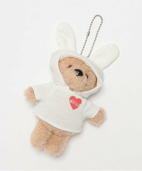 Lovetoxic / ラブトキシック キーホルダー・ストラップ | クマキーホルダー（白）