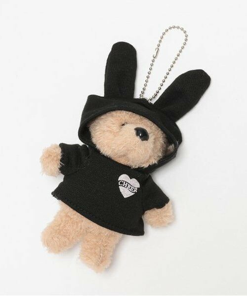 Lovetoxic / ラブトキシック キーホルダー・ストラップ | クマキーホルダー（黒）