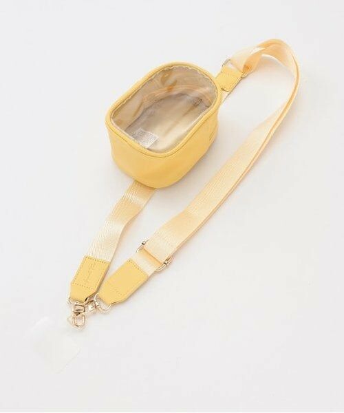 Lovetoxic / ラブトキシック モバイルケース | ヌイポーチ付ベルトストラップ（黄）
