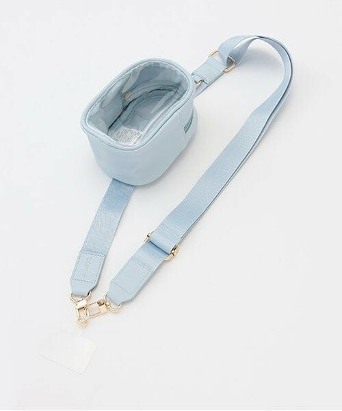 Lovetoxic / ラブトキシック モバイルケース | ヌイポーチ付ベルトストラップ（サックス）