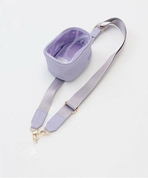 Lovetoxic / ラブトキシック モバイルケース | ヌイポーチ付ベルトストラップ（ラベンダー）