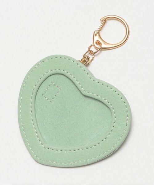 Lovetoxic / ラブトキシック キーホルダー・ストラップ | ハート缶バッジケースキーホルダー（エメラルド グリーン）