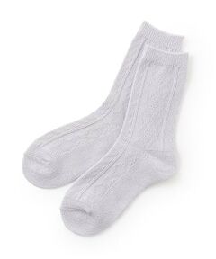 Lovetoxic / ラブトキシック ソックス | ラメケーブルソックス