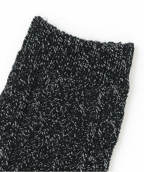Lovetoxic / ラブトキシック ソックス | ラメケーブルソックス | 詳細1