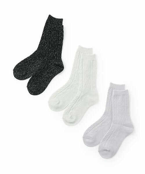 Lovetoxic / ラブトキシック ソックス | ラメケーブルソックス | 詳細4