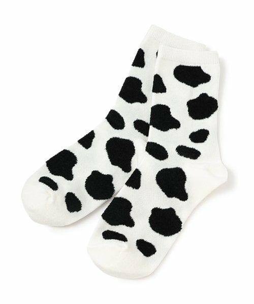 Lovetoxic / ラブトキシック ソックス | シャギーガラソックス（白）