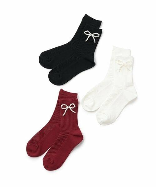 Lovetoxic / ラブトキシック ソックス | パールリボンソックス | 詳細4