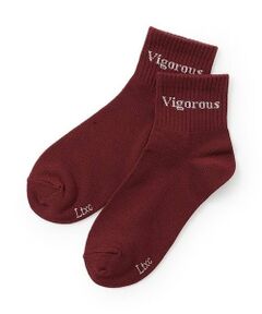 Lovetoxic / ラブトキシック ソックス | 【抗菌防臭】ロゴクルブシ丈ソックス