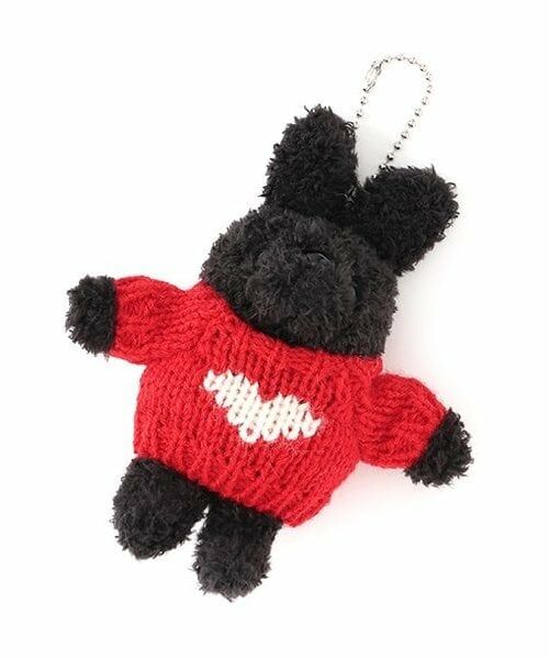 Lovetoxic / ラブトキシック キーホルダー・ストラップ | うさぎニットキーホルダー（赤）
