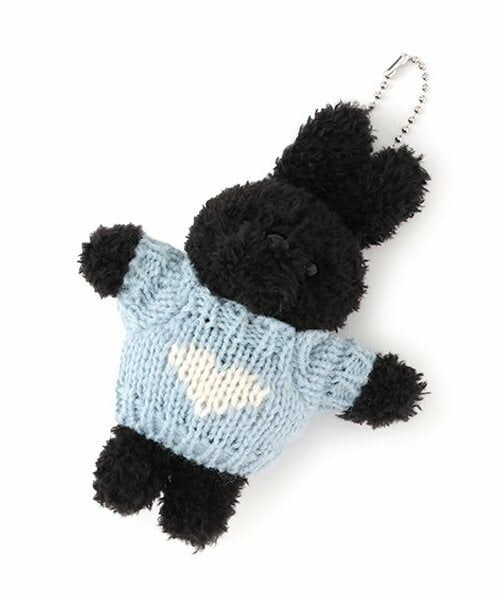 Lovetoxic / ラブトキシック キーホルダー・ストラップ | うさぎニットキーホルダー（サックス）