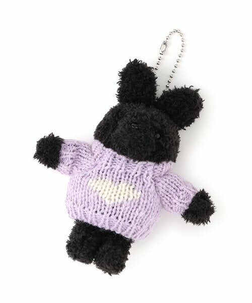 Lovetoxic / ラブトキシック キーホルダー・ストラップ | うさぎニットキーホルダー（ラベンダー）