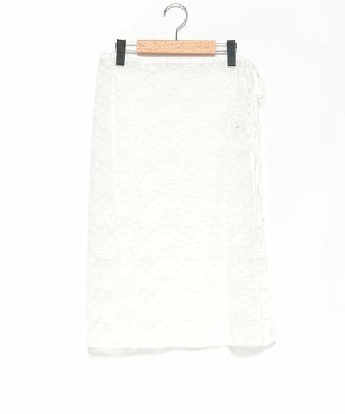 Lovetoxic / ラブトキシック ミニ・ひざ丈スカート | レースマキスカート（オフ ホワイト）