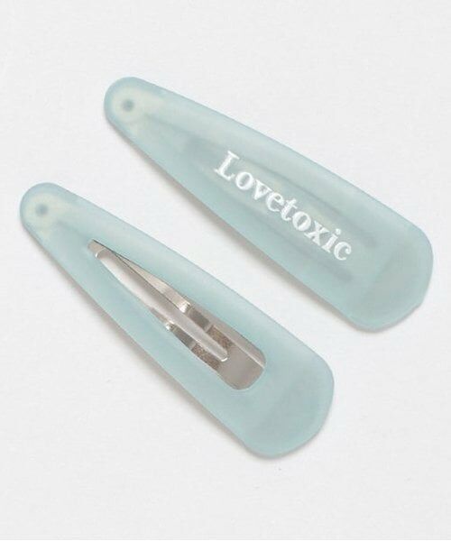 Lovetoxic / ラブトキシック ヘアピン | シアーパッチンピン（サックス）