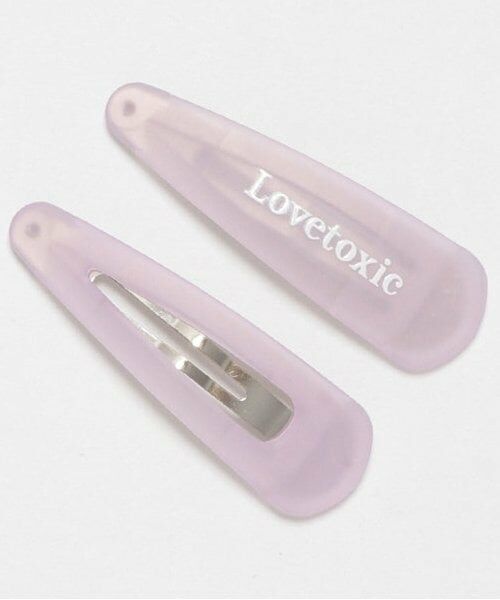 Lovetoxic / ラブトキシック ヘアピン | シアーパッチンピン（ラベンダー）