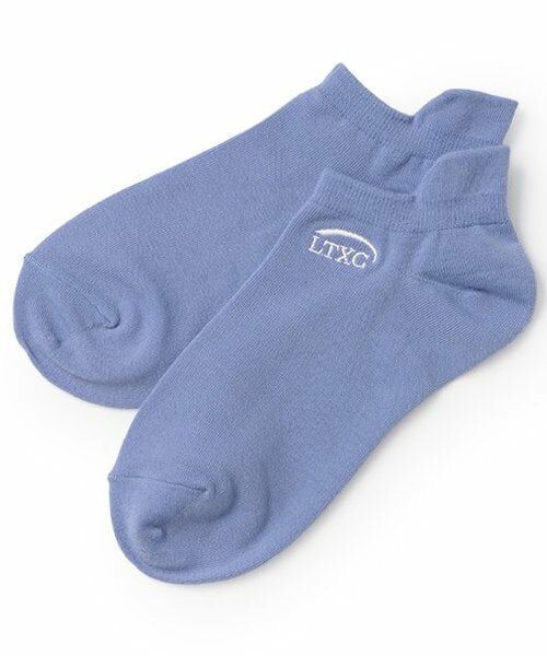 Lovetoxic / ラブトキシック ソックス | 【LTXC】カカトタン刺しゅうスニーカー丈ソックス（サックス）