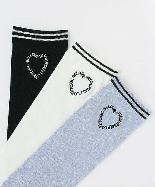 Lovetoxic / ラブトキシック ソックス | ラインニーハイソックス | 詳細4
