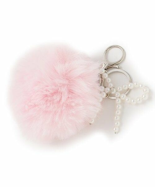 Lovetoxic / ラブトキシック チャーム | フェイクファーファーチャーム（ピンク）