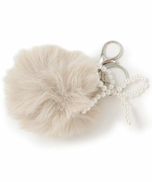 Lovetoxic / ラブトキシック チャーム | フェイクファーファーチャーム（ベージュ）