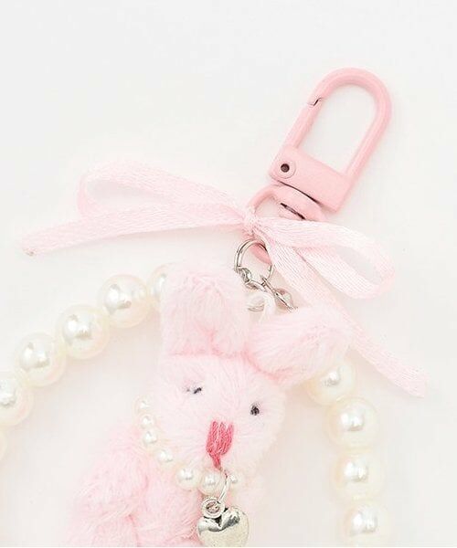 Lovetoxic / ラブトキシック チャーム | パールリボンウサギチャーム | 詳細3