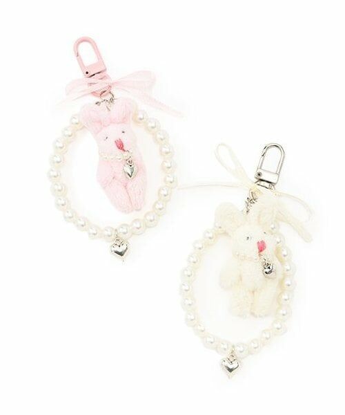 Lovetoxic / ラブトキシック チャーム | パールリボンウサギチャーム | 詳細6