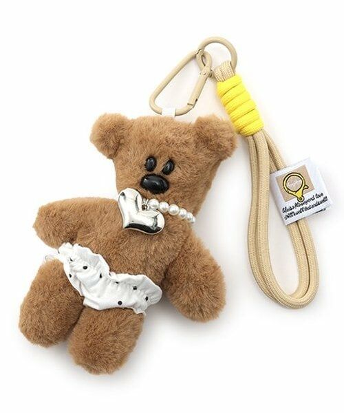 Lovetoxic / ラブトキシック チャーム | ストラップつきクマチャーム（オフ ホワイト）