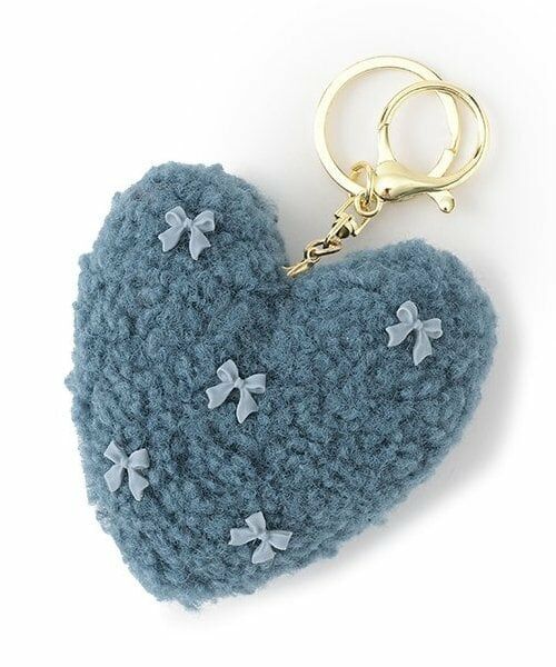 Lovetoxic / ラブトキシック チャーム | ボアハートチャーム（ブルー）