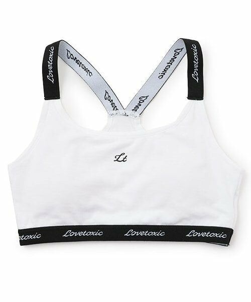 Lovetoxic / ラブトキシック ショーツ | ベア天ハーフトップ（白）