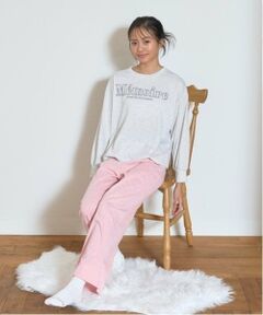 Lovetoxic / ラブトキシック ルームウェア | 【ルームウェア/パジャマ】長袖Tシャツ＆パンツセット