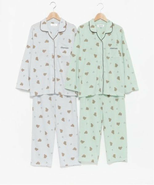 Lovetoxic / ラブトキシック ルームウェア | 【ルームウェア/パジャマ】犬柄長袖シャツ＆パンツセット | 詳細9