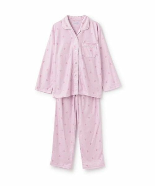 Lovetoxic / ラブトキシック ルームウェア | 【ルームウェア/パジャマ】ベビーフリースニットシャツハート柄 | 詳細10