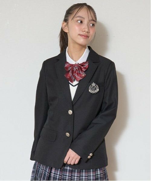 Lovetoxic / ラブトキシック テーラードジャケット | 【卒服】【セレモニー】エンブレムつきテーラードジャケット（黒）