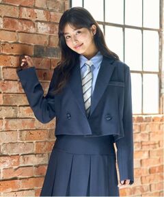 Lovetoxic / ラブトキシック テーラードジャケット | 【卒服】【セレモニー】エンブレムつきボレロジャケット