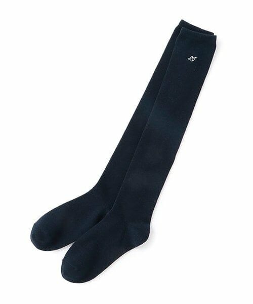 Lovetoxic / ラブトキシック ソックス | 【卒服】【セレモニー】ワンポイント刺しゅうニーハイソックス（紺）