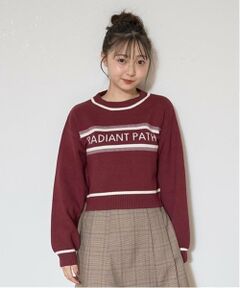 Lovetoxic / ラブトキシック ニット・セーター | 【LTXC】ロゴジャガードニット