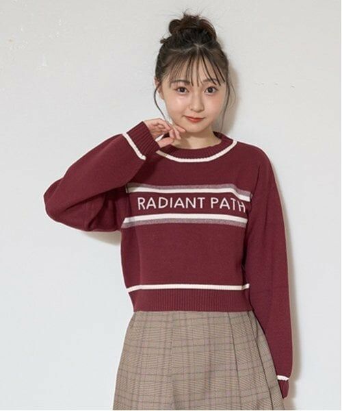 Lovetoxic / ラブトキシック ニット・セーター | 【LTXC】ロゴジャガードニット | 詳細1