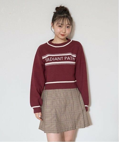 Lovetoxic / ラブトキシック ニット・セーター | 【LTXC】ロゴジャガードニット | 詳細4